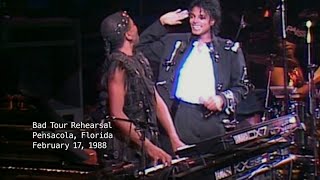 Michael Jackson - Bad - Rehearsal - Pensacola, Florida - 1988