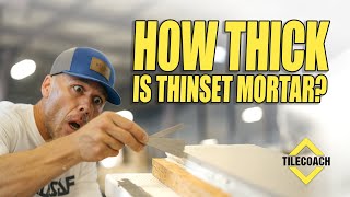 How Thick Is The Thinset Under Tiles??? --- Youll Never Believe What We Discovered