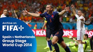 Full Match: Spain vs. Netherlands 2014 FIFA World Cup screenshot 2