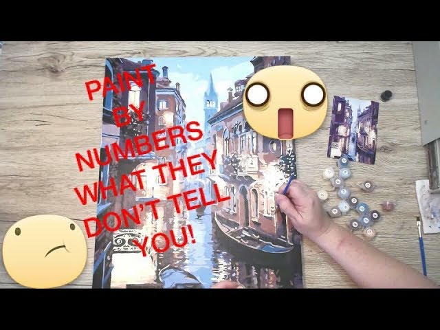 CANVAS BY NUMBERS *NEW* FRAMED CANVAS PAINT BY NUMBERS PBN - Unboxing,  Swatching & Review #PBN #DIY 