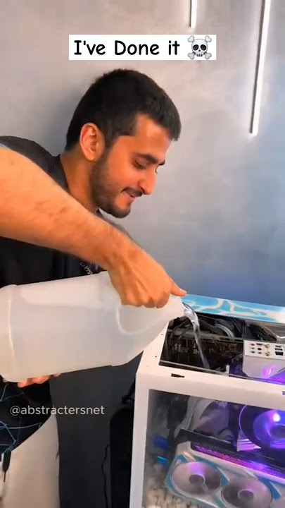 Water Cooling Gaming PC β οΈπ #shorts #gamingpc #watercooledpc