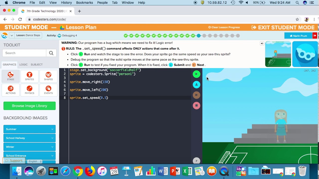 Codesters 2.1 Dance Steps - YouTube
