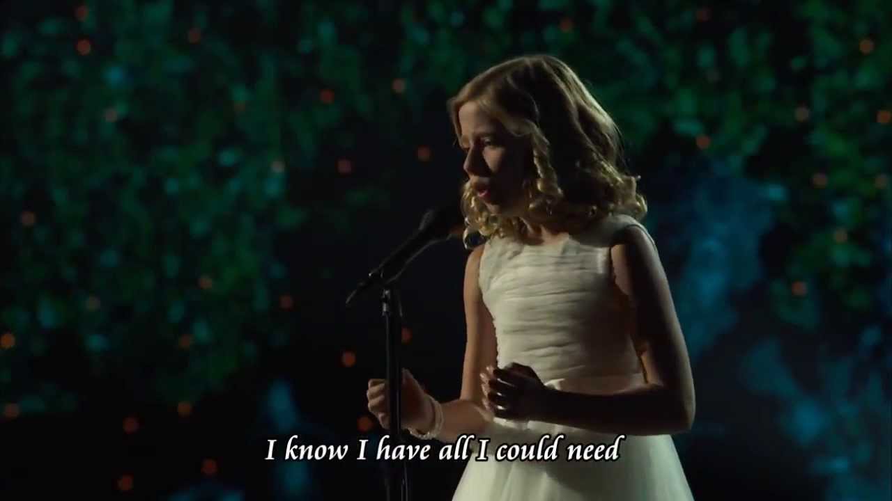 Jackie Evancho "To Believe" + Lyrics HD YouTube