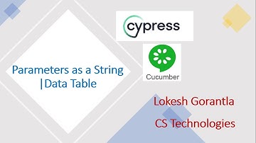 Cypress with Cucumber Part 2: Parameters as a String | DataTable in Cucumber | Cypress | Telugu