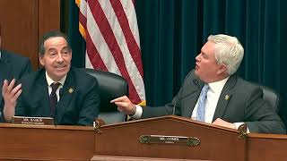 Rep. Jamie Raskin gets into it with Rep. James Comer during committee hearing. 