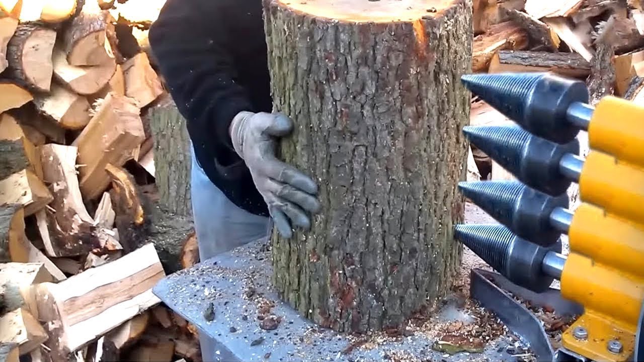 Fastest Automatic Firewood Processing Machine | Homemade Modern Wood ...