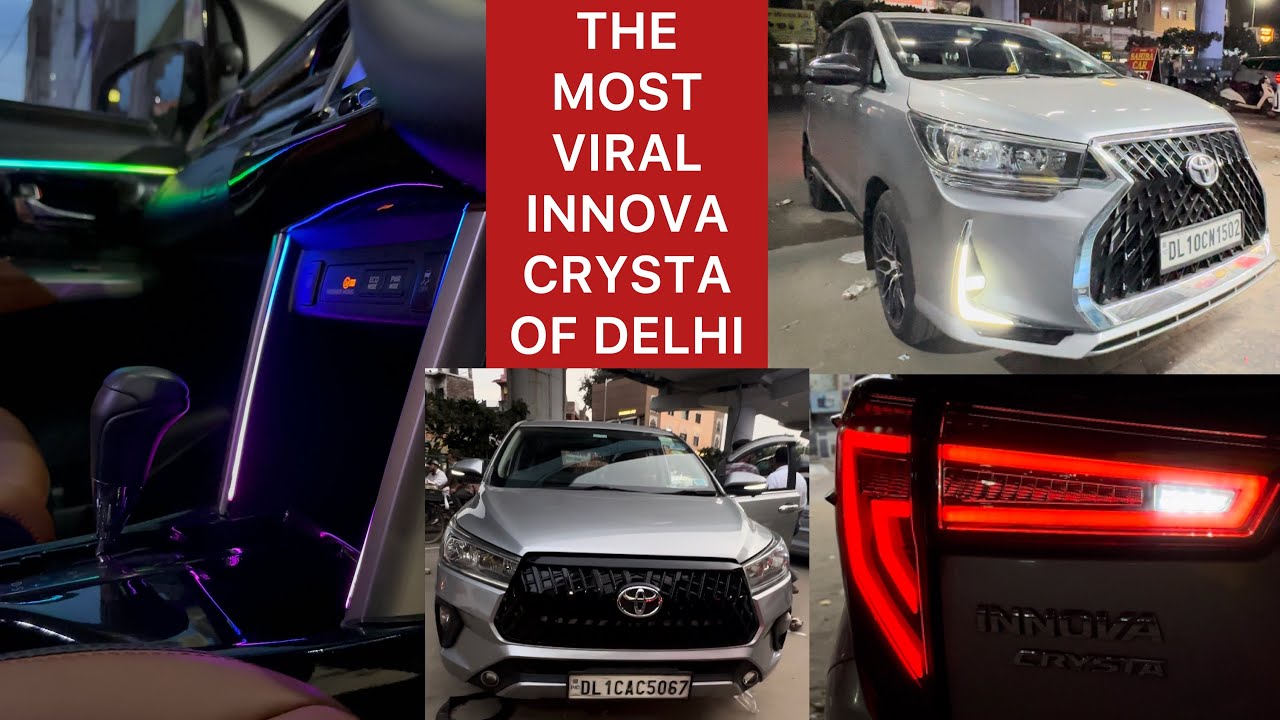 CRYSTA BASE MODEL CONVERTED TO TOP MODEL WITH EXCLUSIVE LEXUS KIT | INNOVA MODIFIED 2023 