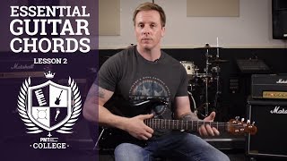 5 Essential & Easy Chords For Beginners - Lesson 2 | PMT College