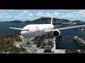 Prepar3D Flight Simulator 2017 DRAGONAIR 777-300ER Landing Kai Tak