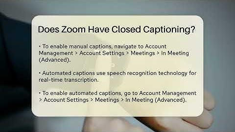 Does Zoom Have Closed Captioning? - Talking Tech Trends