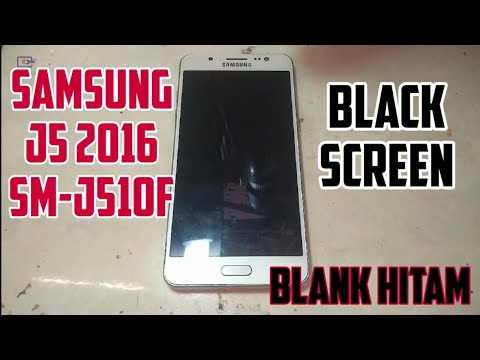 Servis HP Samsung J5 SM-J510F Black Screen Blank Hitam