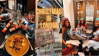 FIRST CHRISTMAS IN LONDON AFTER MANY YEARS | CHRISTMAS LUNCH AT 28-50 SOUTH KENSINGTON  | #vlogmas