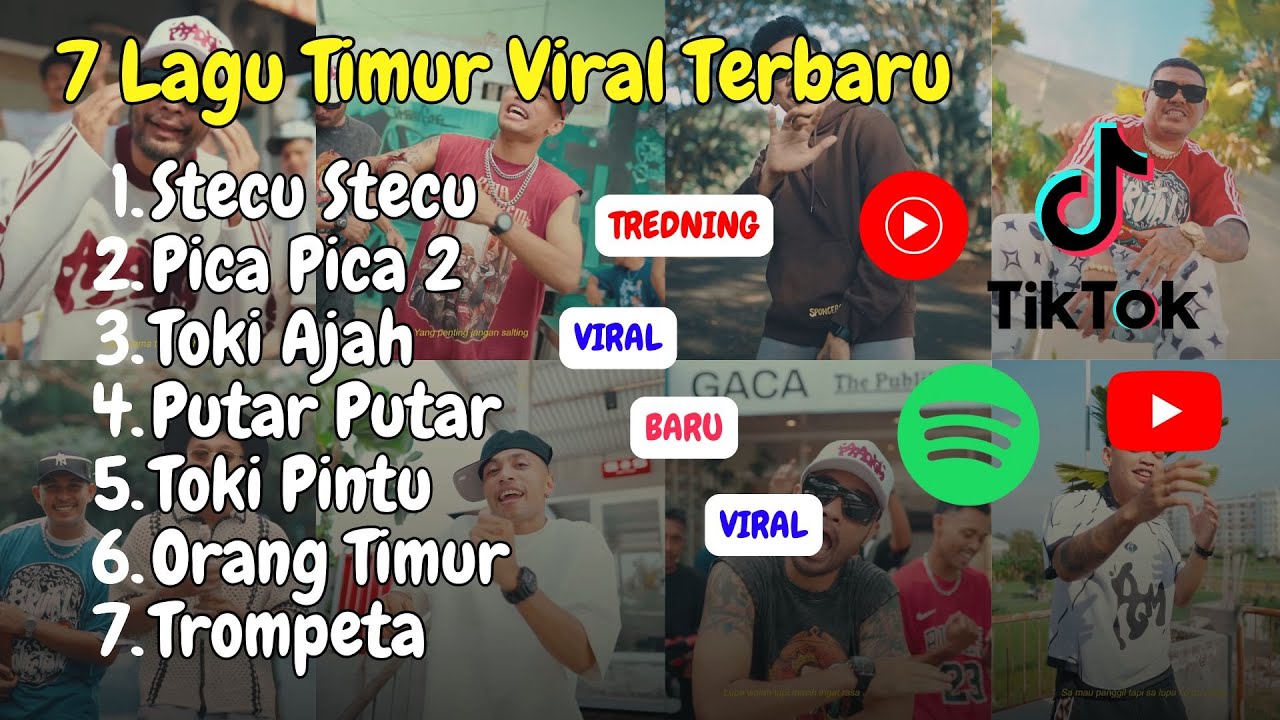 7 LAGU TIMUR PALING VIRAL 2025 🎧 | STECU STECU 🎶 PICA PICA 2 🎶 TOKI AJAH 🎶PUTAR PUTAR 💥TRENDING 🔥