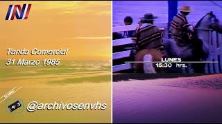 Tanda Comercial TVN - Marzo 1985