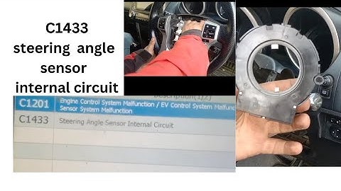 c1433 steeeing angle sensor internal circuit| | toyota steering angle sensor| (SAS) sensor |easy fix