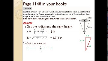 Volume of cones part 2