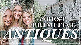 Shopping at THE BEST Primitive Antique Barn with The Real Homemakers of YouTube!