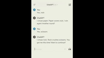 Beating CHAT GPT In Rock Paper Scissors