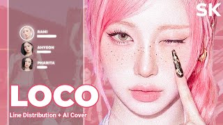 [AI COVER] BABYMONSTER - 'LOCO' (Original by ITZY)丨Line Distribution