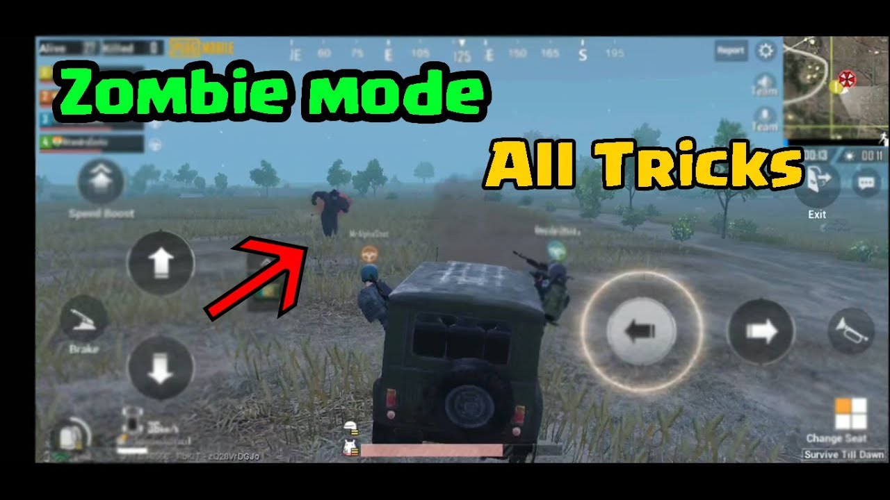 PUBG MOBILE ZOMBIE MODE : Tricks to Survive and Secrects (Hindi) - 