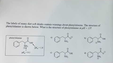 pH and structure example