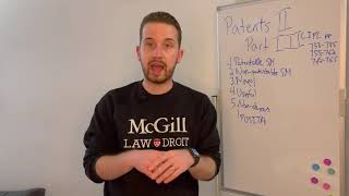 Requirements of Patentability (Patents II, Part III)