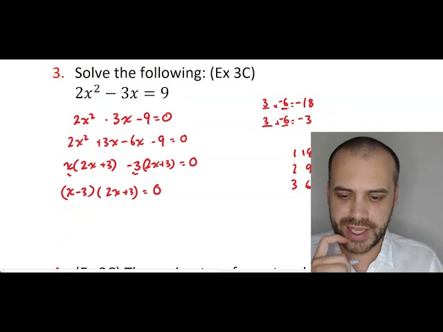 Full quadratic review video