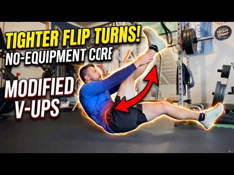 Swimming Flip Turn Drylands // Exercise 4 // Modified V-Ups