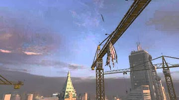 MW3- Across Map Throwing Knife on Overwatch