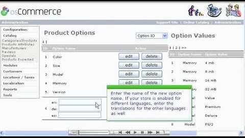 How to Configure Product Attributes in osCommerce - Host Department LLC