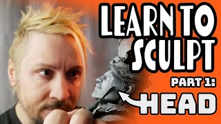 Sculpey 101 Class 1: Tutorial on How to Sculpt a Head with Polymer Clay