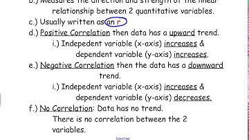 intro to scatter plots and correlation