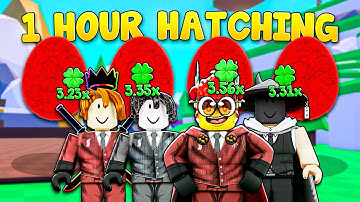 How Many Triple Moon Pet Can I Get With 4 Accounts Hatching For 1 Hour In Saber Simulator