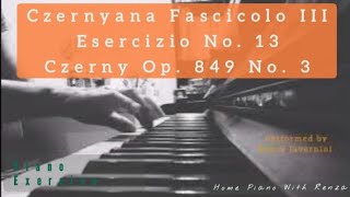 Czerny Op. 849 No. 3 Developing Light Touch & Staccato Czernyana Vol. 3 No. 13