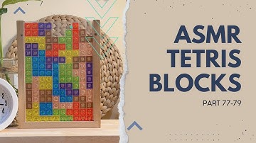 PLAYING COLORFULL TETRIS BLOCKS PUZZLE GAME ASMR PART 77-79