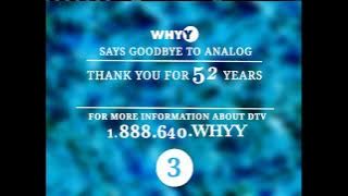 WHYY PBS Analog Transition Message - HIGH QUALITY RECREATION