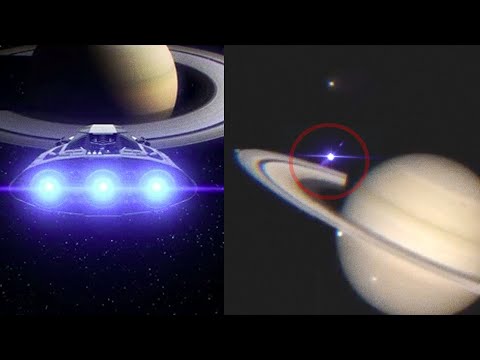 Mothership UFO spotted near Saturn, Jan  2024 👽