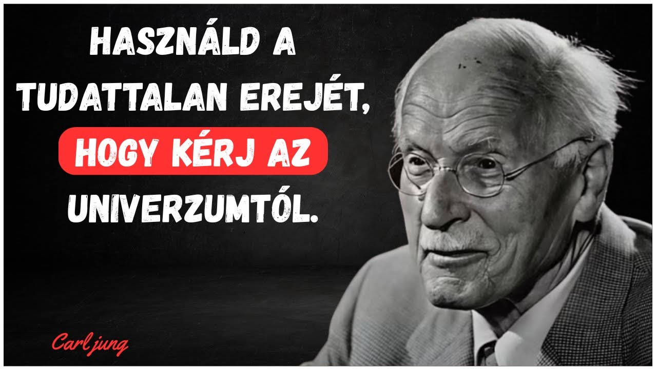 Carl jung Használd a tudattalan erejét, hogy kérj az Univerzumtól.