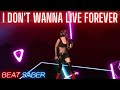 I Don&#39;t Wanna Live Forever by ZAYN &amp; Taylor Swift in Beat Saber (Expert) | Mixed Reality