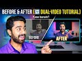 Before & After 2 videos in 1 kese bnain? | Split Screen video editing