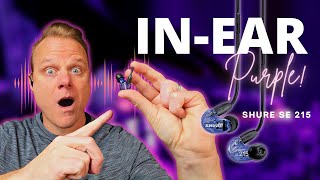 Shure SE215 Purple In-Ear Monitors Special Edition #shorts