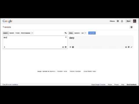 Google Translate funny sounds