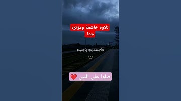 تلاوة خاشعة ومؤثرة جدا #اكسبلور #beautiful #دويتو #nature #لايك #تيك_توك #راحة_نفسية