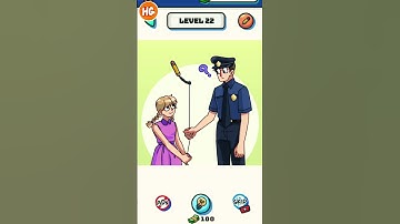 Draw Police level 22 gameplay walkthrough | All levels | android, iOS mobile | new update #shorts