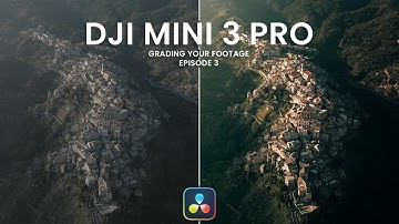 Grading Your Footage E3 - DJI Mini 3 Pro in Italy // Davinci Resolve 18