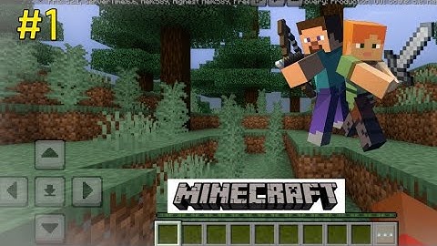 Minecraft [Mobile] Survival Walkthrough Part 1 | The Introduction | Android (No Commentary)