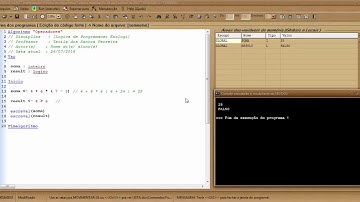 Curso de Lógica de programação com o VisualG parte 4 - Iniciando jogo da velha