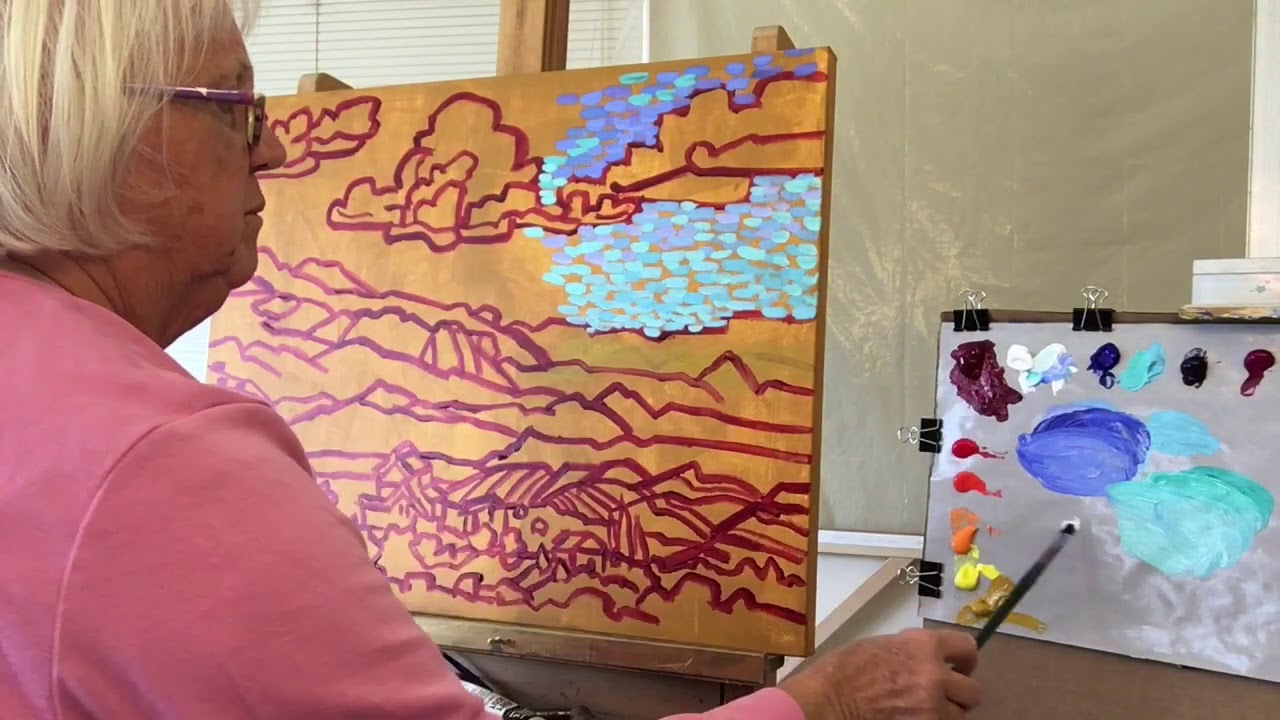 A Short Painting Demo By Claudia Hartley YouTube