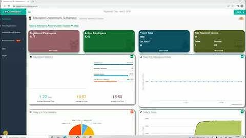 How to register an employee on biometric attendance system II J&K employee registration on BAS