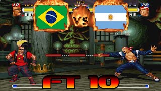 Real Bout Fatal Fury 2- Gui ToTTi 10 (BRA) VS (ARG) millan_1995 [rbff2] [Fightcade/FT10] リアルバウト餓狼伝説2